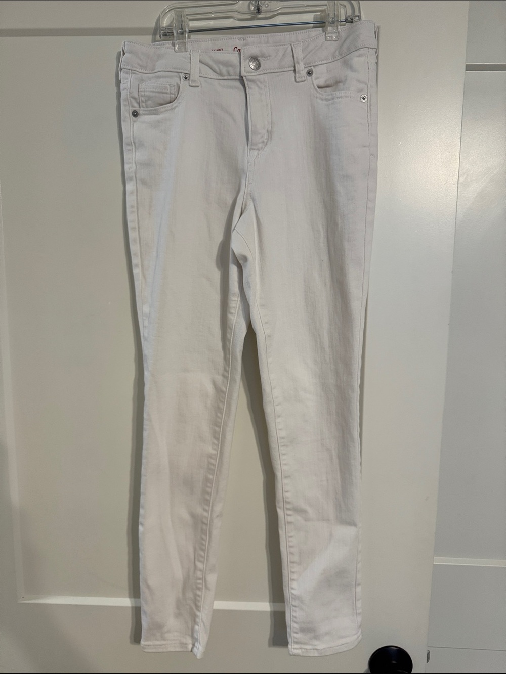 Cat & Jack Girls White Skinny Jeans size 14
